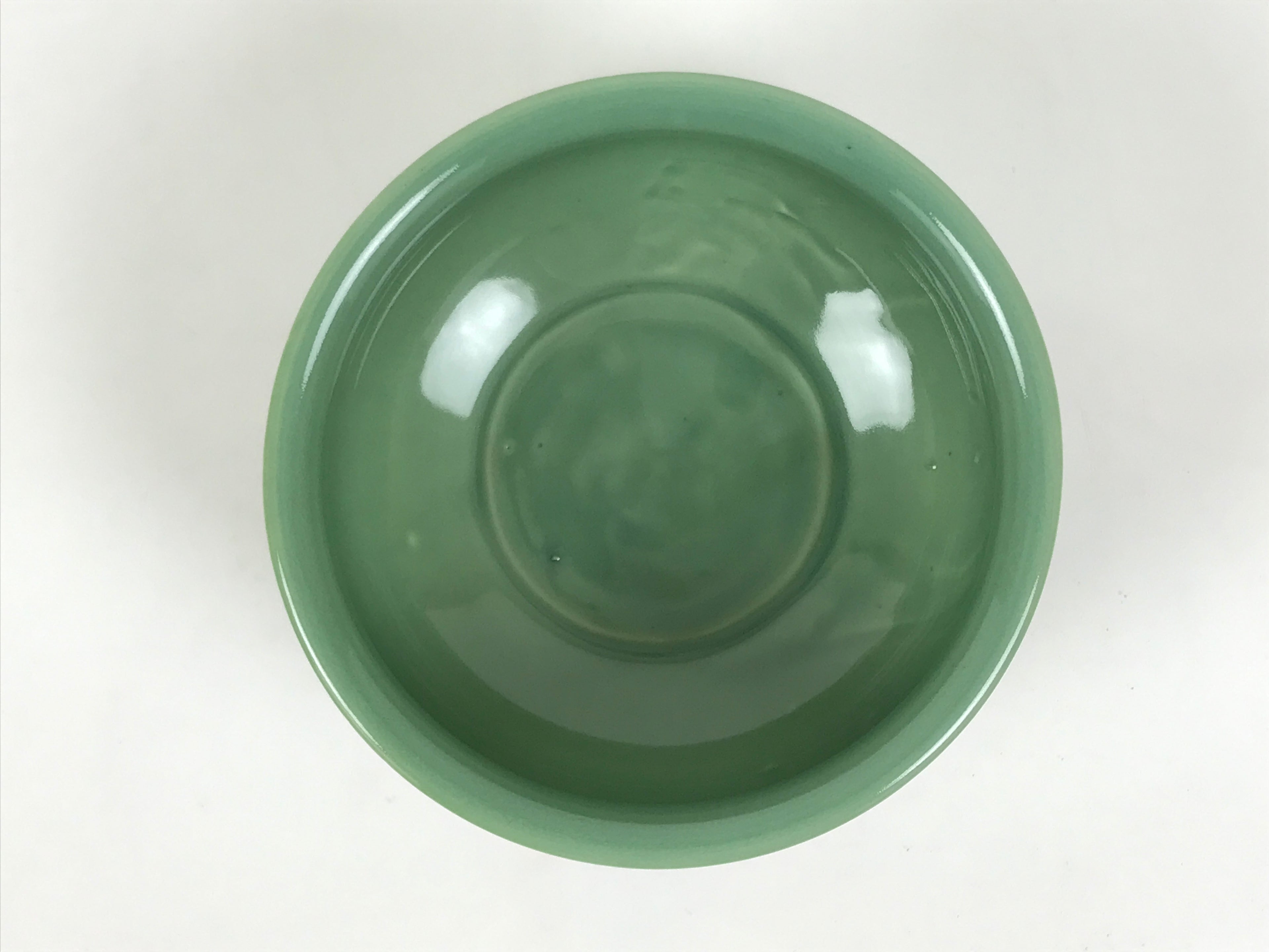 Japanese Porcelain Celadon Waste Water Bowl Kensui Vtg Tea Ceremony Green CHB173-KT - Bowl-chidorivintage.com