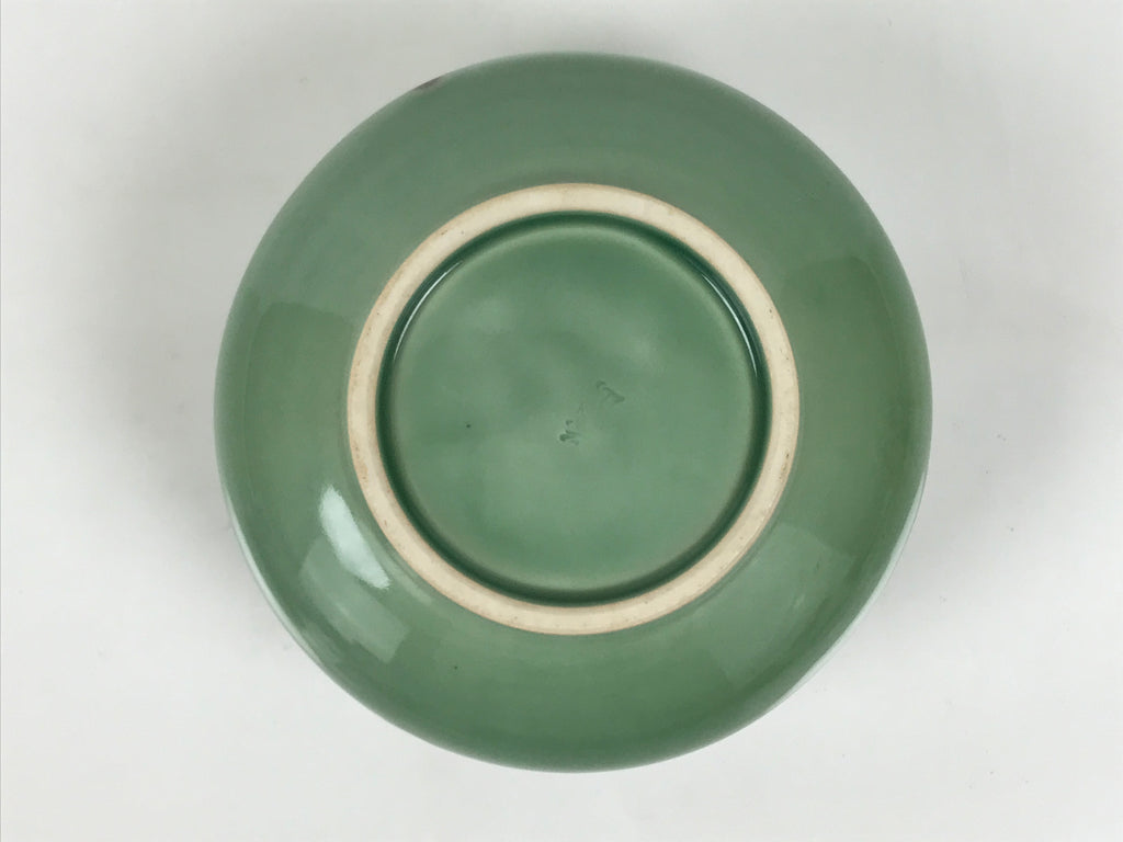 Japanese Porcelain Celadon Waste Water Bowl Kensui Vtg Tea Ceremony Green CHB173-KT - Bowl-chidorivintage.com