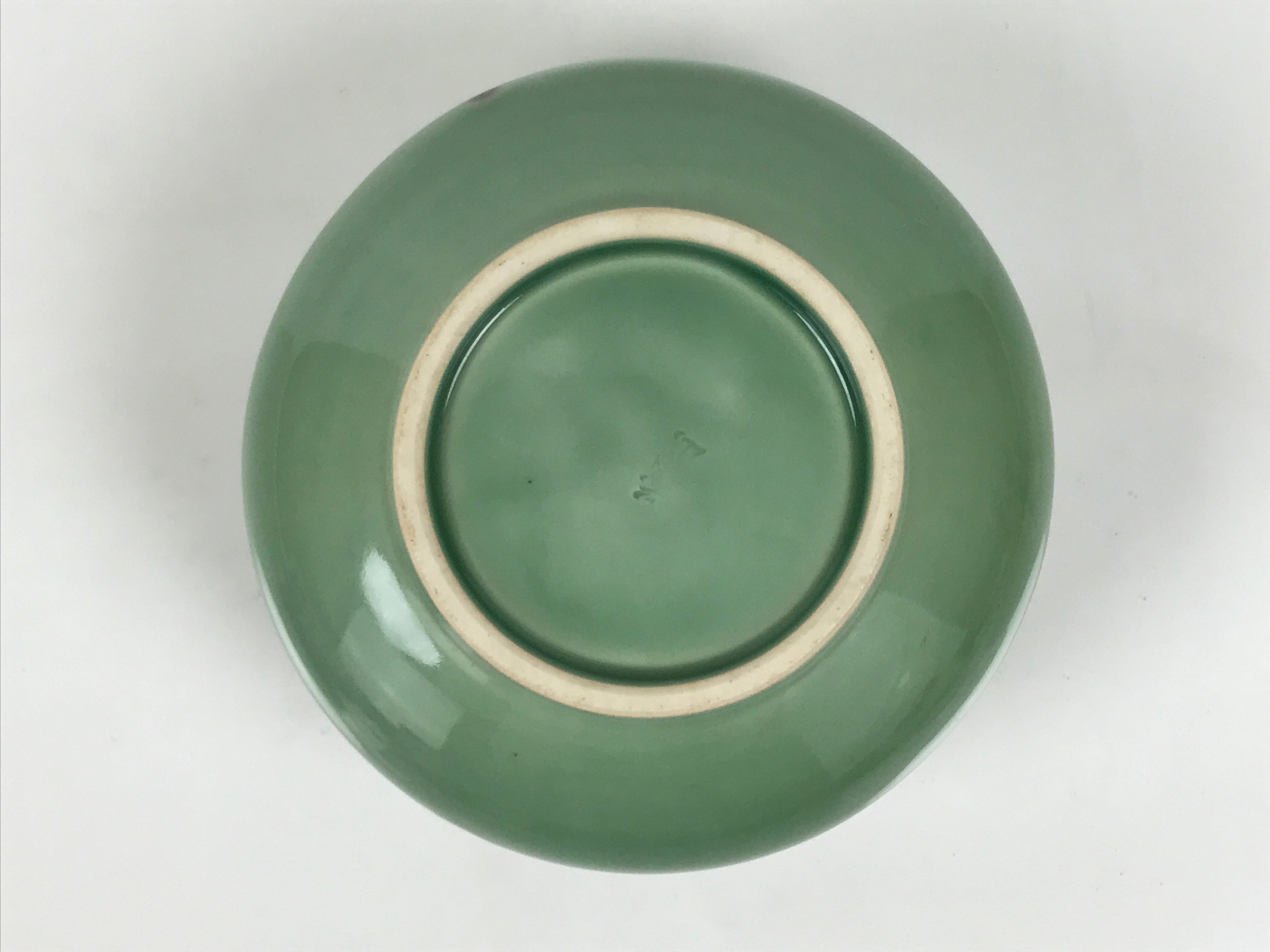 Japanese Porcelain Celadon Waste Water Bowl Kensui Vtg Tea Ceremony Green CHB173-KT - Bowl-chidorivintage.com