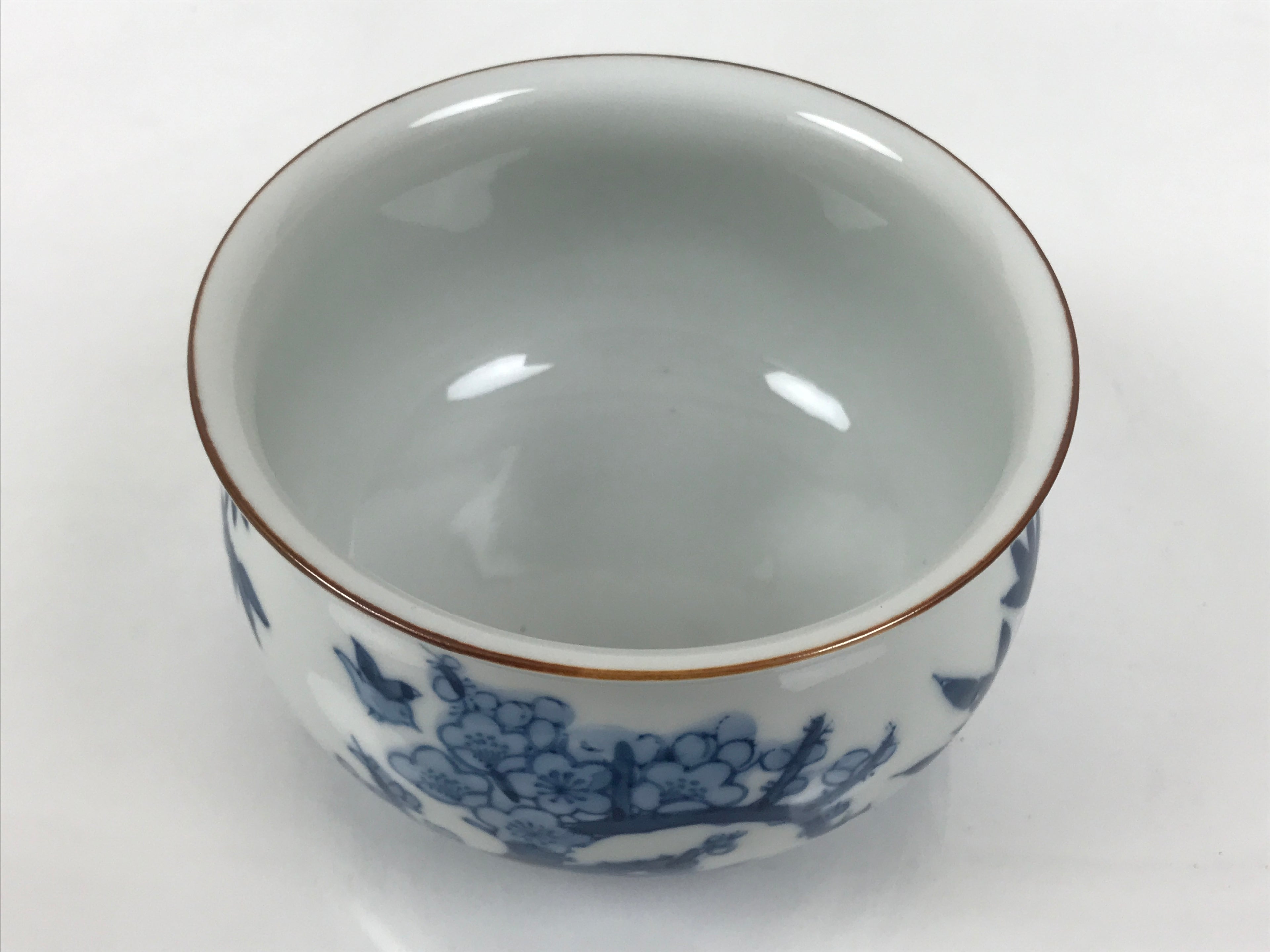 Japanese Porcelain Celadon Waste Water Bowl Kensui Vtg Tea Ceremony White CHB174-KT - Bowl-chidorivintage.com