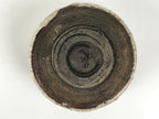 Japanese Ceramic Green Tea Bowl Matcha Chawan Vtg Pottery White Brown PX814-KT - Bowl-chidorivintage.com