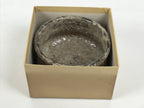 Japanese Ceramic Green Tea Bowl Matcha Chawan Vtg Pottery White Brown PX814-KT - Bowl-chidorivintage.com