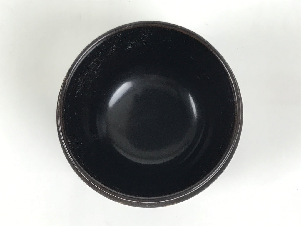 Japanese Wooden Lacquer Matcha Tea Caddy Natsume Sado Makie Black Floral TG198-KT - Tea Ceremony-chidorivintage.com