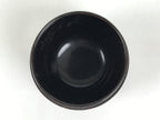 Japanese Wooden Lacquer Matcha Tea Caddy Natsume Sado Makie Black Floral TG198-KT - Tea Ceremony-chidorivintage.com