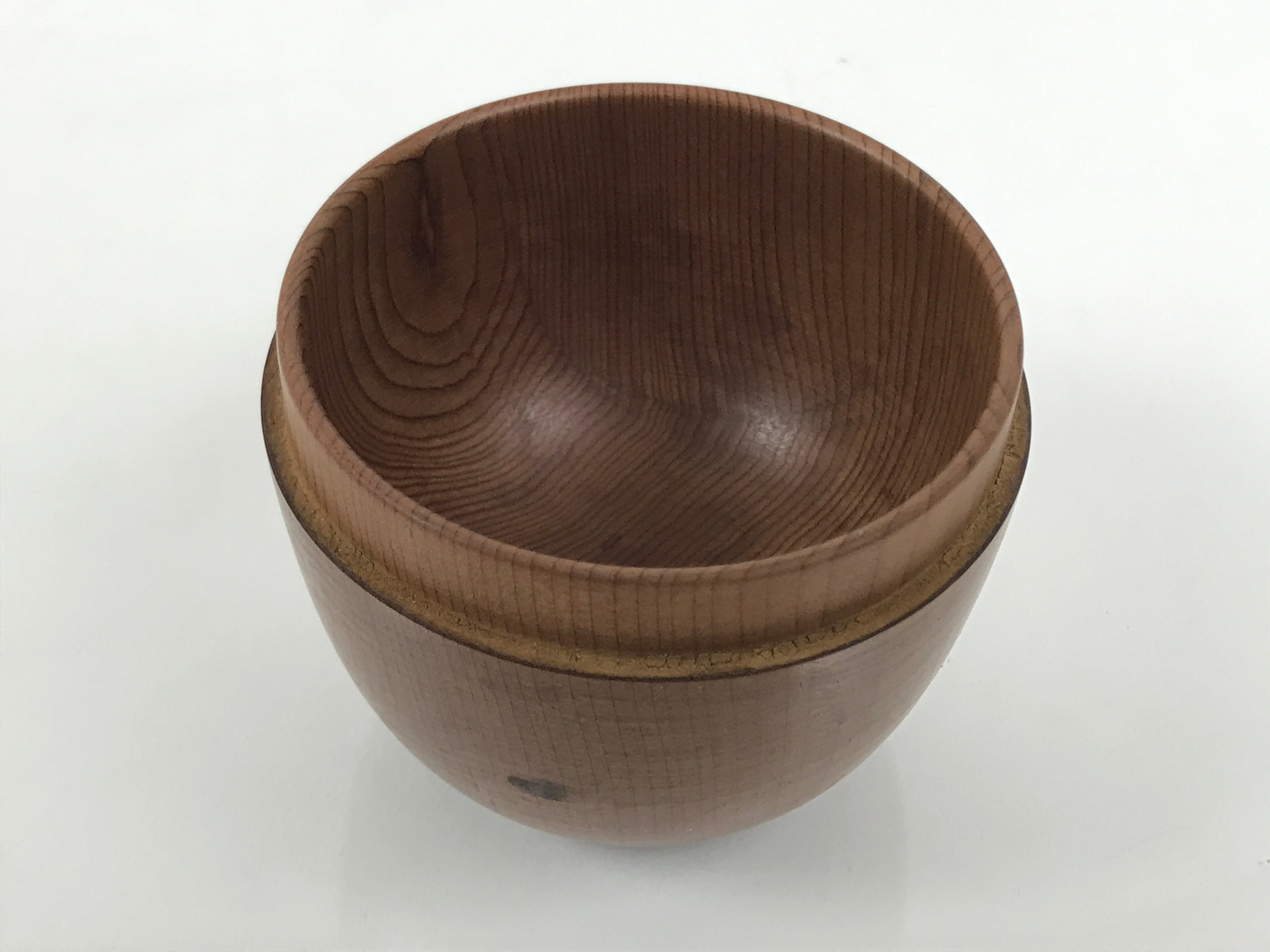 Japanese Wooden Lidded Matcha Tea Caddy Vtg Natsume Sado Utensil Brown TG199-KT - Tea Ceremony-chidorivintage.com