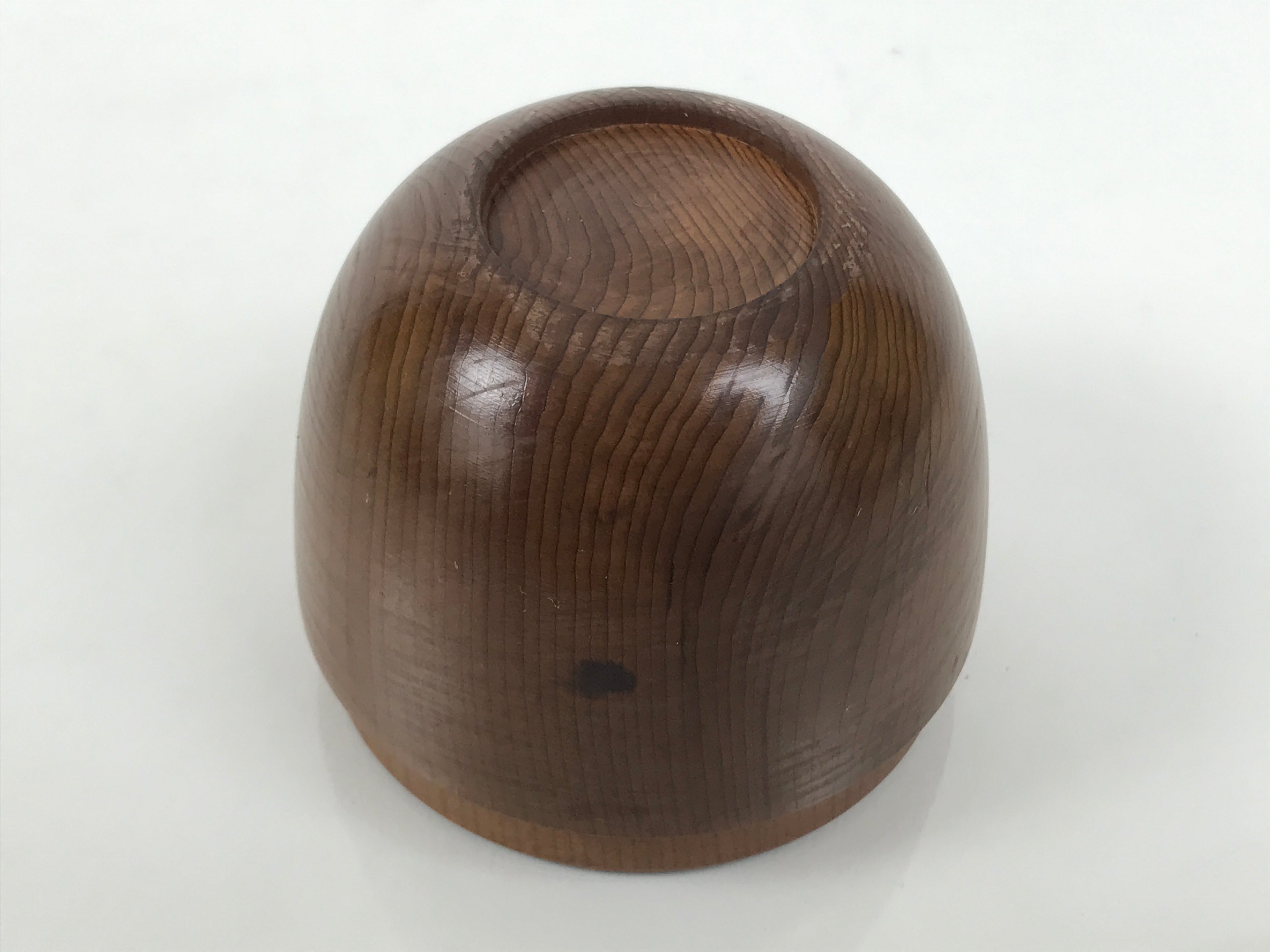 Japanese Wooden Lidded Matcha Tea Caddy Vtg Natsume Sado Utensil Brown TG199-KT - Tea Ceremony-chidorivintage.com