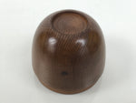 Japanese Wooden Lidded Matcha Tea Caddy Vtg Natsume Sado Utensil Brown TG199-KT - Tea Ceremony-chidorivintage.com