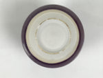 Japanese Porcelain Matcha Tea Container Vtg Chaire Natsume Sado Purple TG201-KT - Tea Ceremony-chidorivintage.com