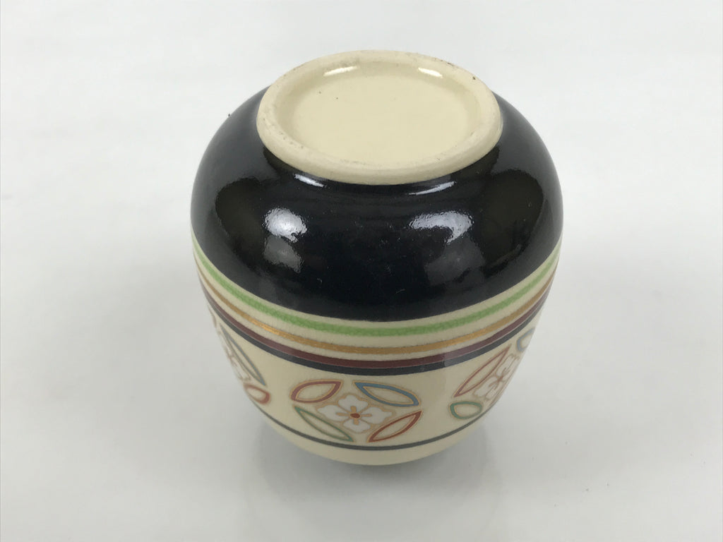 Japanese Kyo Ware Porcelain Matcha Tea Container Vtg Chaire Sado Shippo TG202-KT - Tea Ceremony-chidorivintage.com