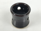 Japanese Ceramic Tea Ceremony Kettle Lid Ladle Rest Vtg Futaoki Sado Black TG204-KT - Tea Ceremony-chidorivintage.com