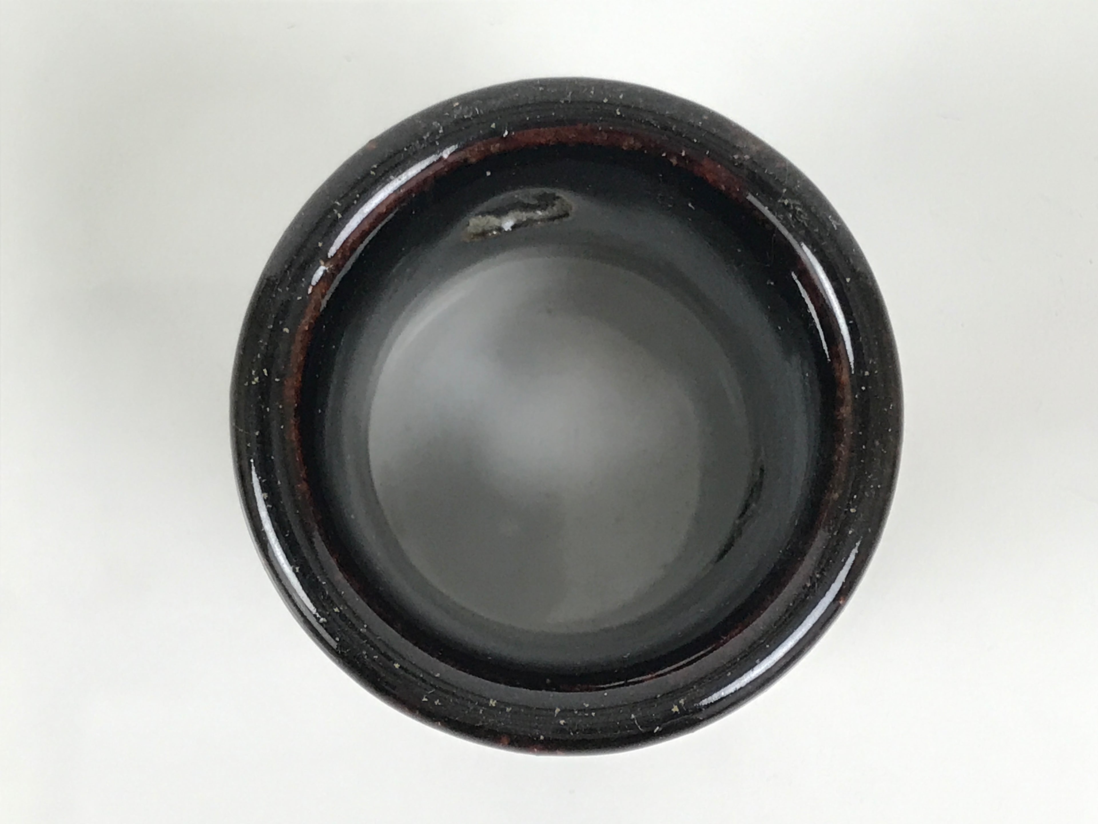 Japanese Ceramic Tea Ceremony Kettle Lid Ladle Rest Vtg Futaoki Sado Black TG204-KT - Tea Ceremony-chidorivintage.com