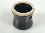 Japanese Ceramic Tea Ceremony Kettle Lid Ladle Rest Vtg Futaoki Sado Black TG204-KT - Tea Ceremony-chidorivintage.com