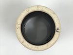 Japanese Ceramic Tea Ceremony Kettle Lid Ladle Rest Vtg Futaoki Sado Black TG204-KT - Tea Ceremony-chidorivintage.com