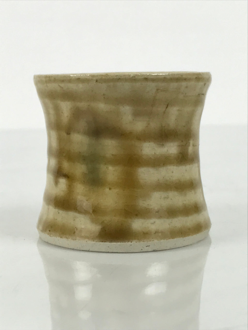 Japanese Ki-Seto Ceramic Tea Ceremony Kettle Lid Ladle Rest Futaoki Sado TG205-KT - Tea Ceremony-chidorivintage.com