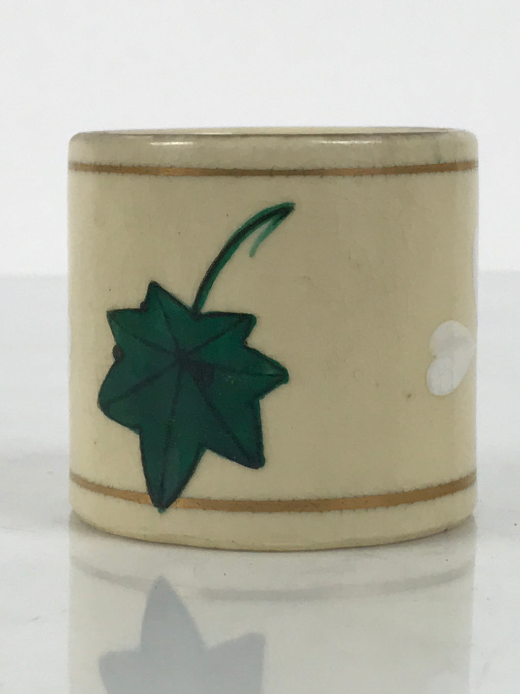Japanese Kyo Porcelain Tea Ceremony Kettle Lid Ladle Rest Vg Futaoki Sado TG206-KT - Tea Ceremony-chidorivintage.com