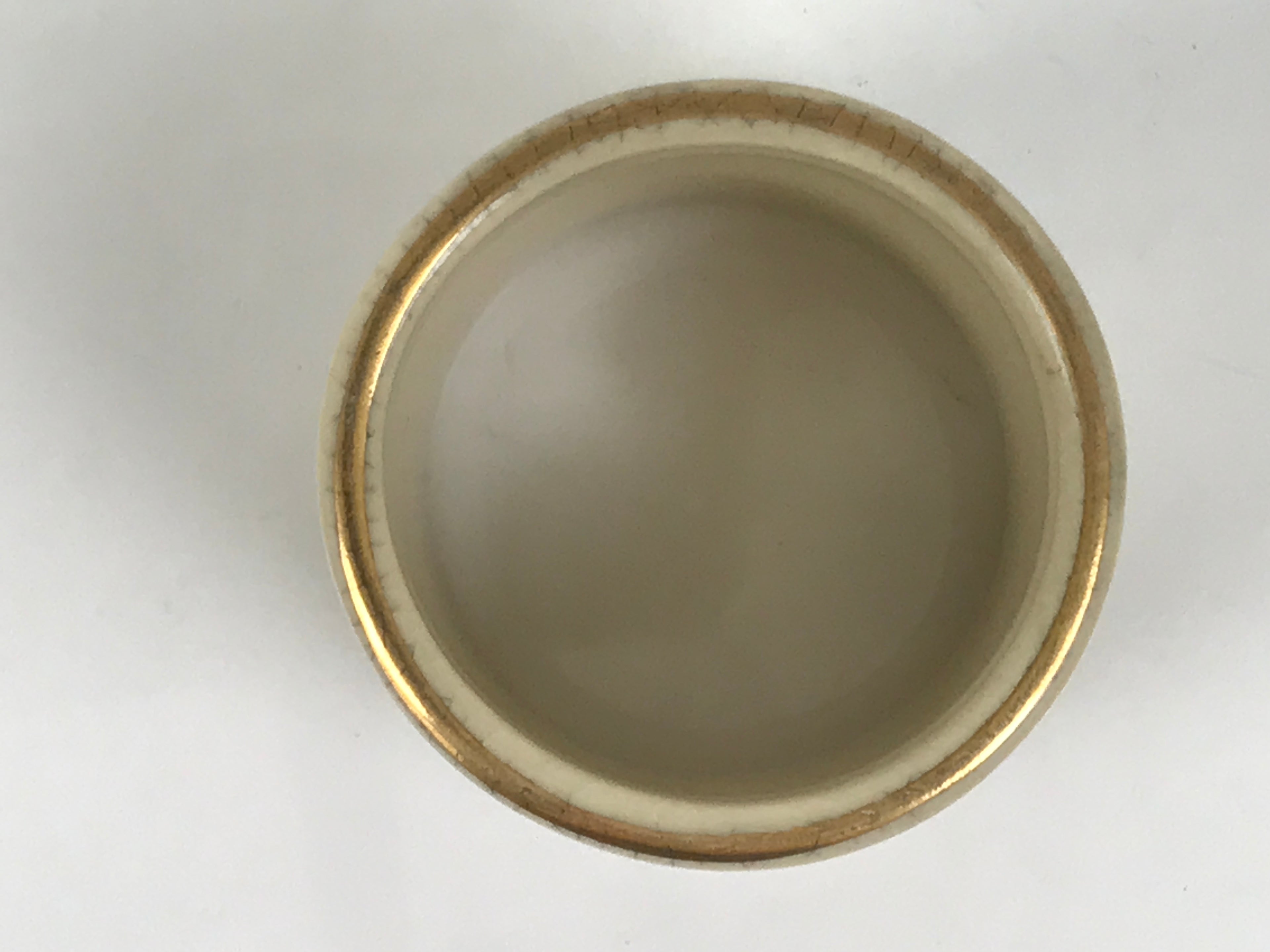 Japanese Kyo Porcelain Tea Ceremony Kettle Lid Ladle Rest Vg Futaoki Sado TG206-KT - Tea Ceremony-chidorivintage.com
