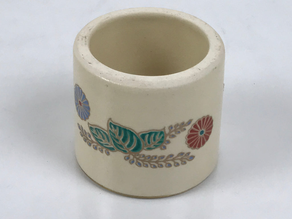 Japanese Kyo Porcelain Tea Ceremony Kettle Lid Ladle Rest Vg Futaoki Sado TG207-KT - Tea Ceremony-chidorivintage.com