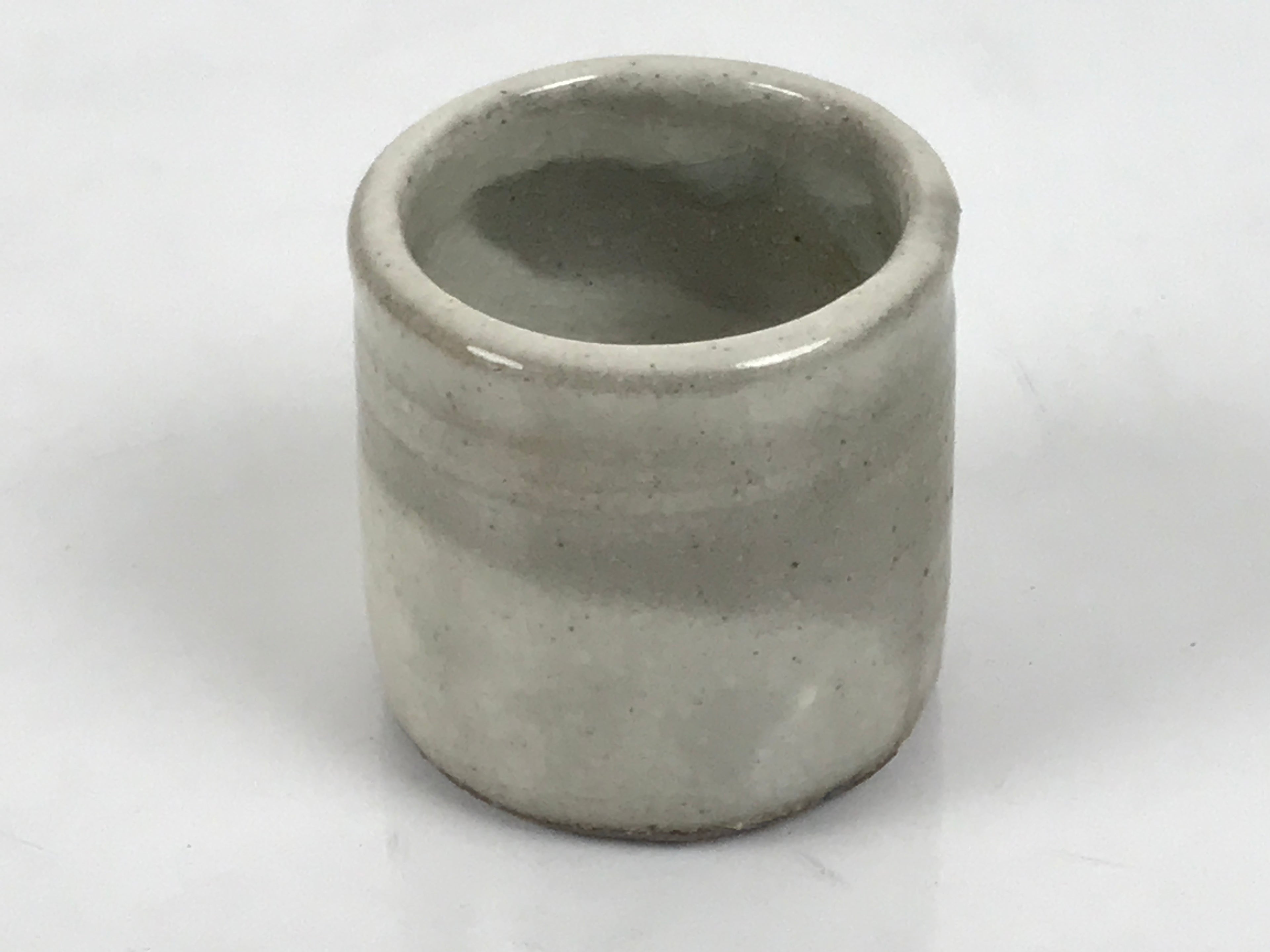 Japanese Ceramic Tea Ceremony Kettle Lid Ladle Rest Vtg Futaoki Sado Gray TG208-KT - Tea Ceremony-chidorivintage.com