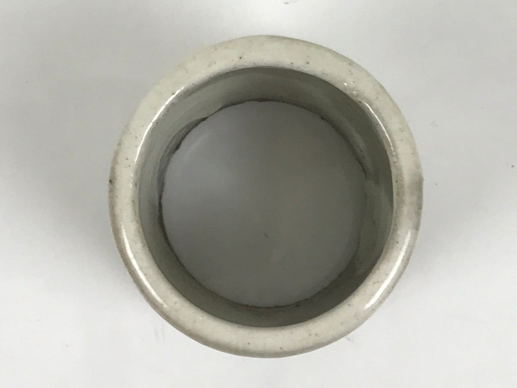 Japanese Ceramic Tea Ceremony Kettle Lid Ladle Rest Vtg Futaoki Sado Gray TG208-KT - Tea Ceremony-chidorivintage.com