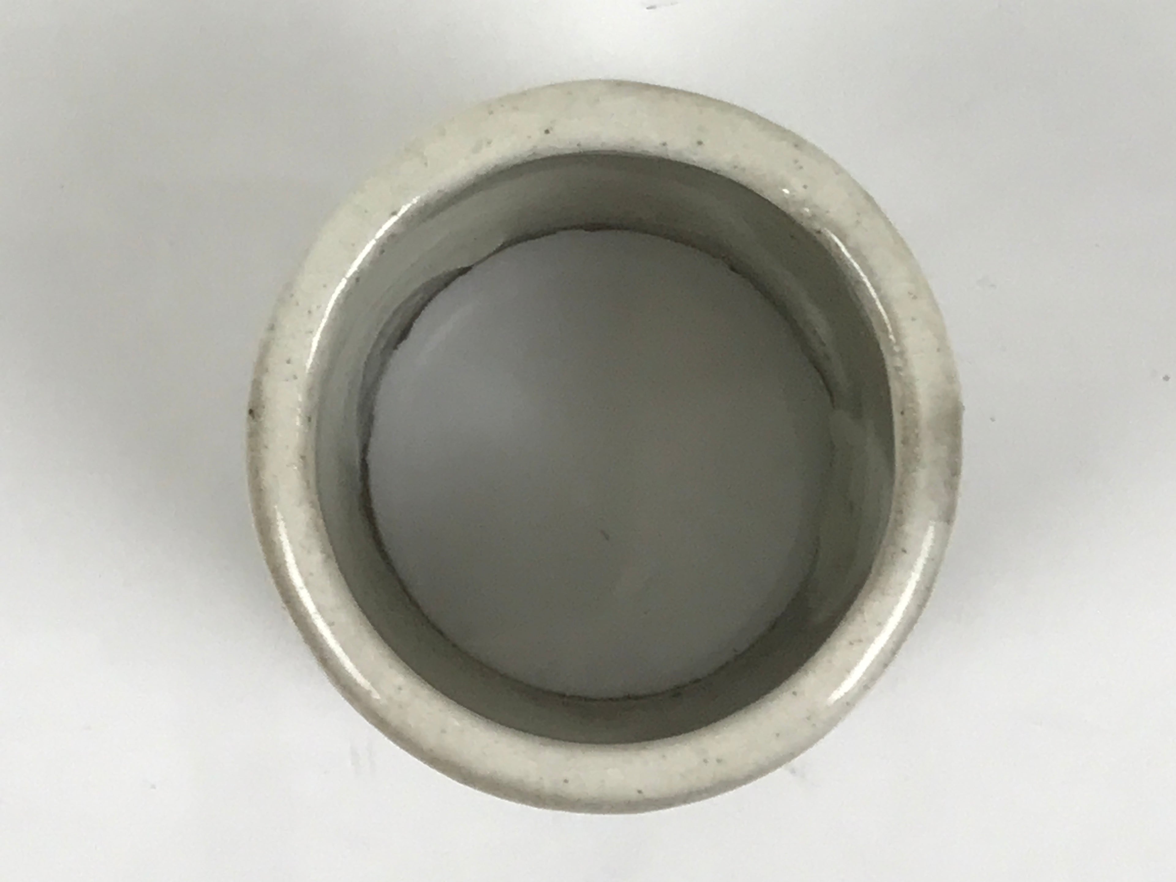 Japanese Ceramic Tea Ceremony Kettle Lid Ladle Rest Vtg Futaoki Sado Gray TG208-KT - Tea Ceremony-chidorivintage.com