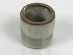Japanese Ceramic Tea Ceremony Kettle Lid Ladle Rest Vtg Futaoki Sado Gray TG208-KT - Tea Ceremony-chidorivintage.com