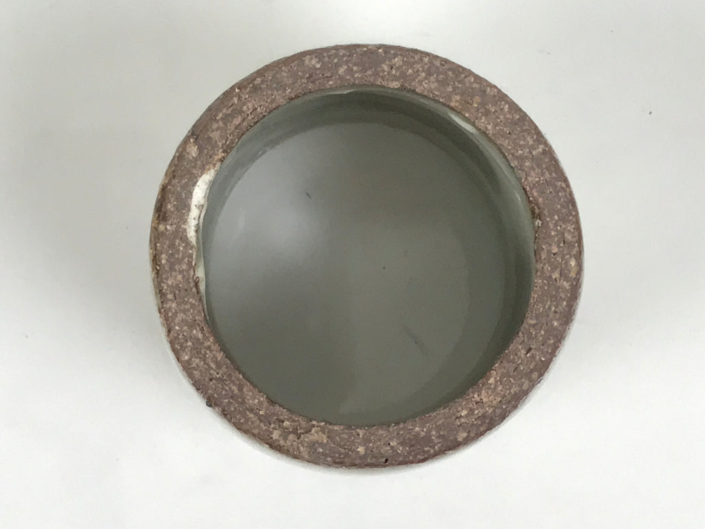 Japanese Ceramic Tea Ceremony Kettle Lid Ladle Rest Vtg Futaoki Sado Gray TG208-KT - Tea Ceremony-chidorivintage.com
