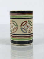Japanese Kyo Porcelain Tea Ceremony Cloth Holder Chakinzutsu Sado Shippo TG209-KT - Tea Ceremony-chidorivintage.com