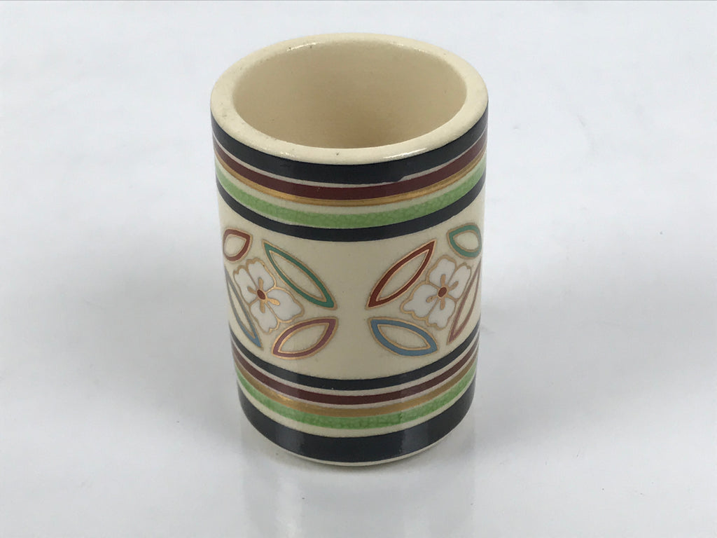 Japanese Kyo Porcelain Tea Ceremony Cloth Holder Chakinzutsu Sado Shippo TG209-KT - Tea Ceremony-chidorivintage.com