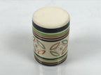 Japanese Kyo Porcelain Tea Ceremony Cloth Holder Chakinzutsu Sado Shippo TG209-KT - Tea Ceremony-chidorivintage.com