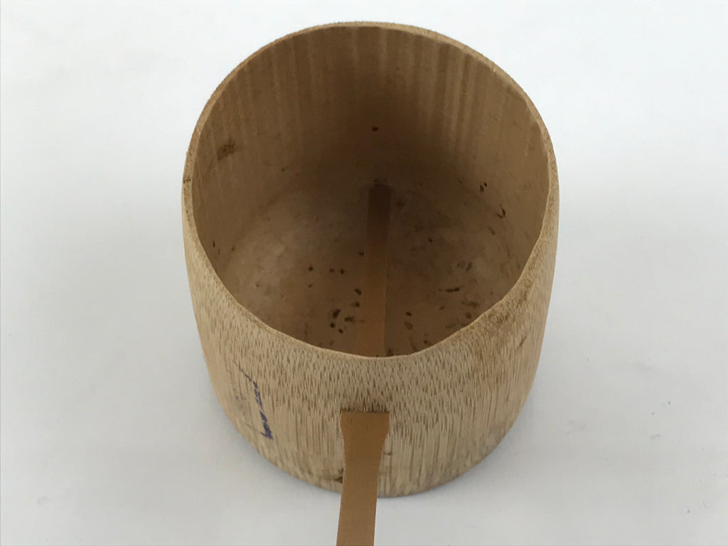 Japanese Bamboo Tea Ceremony Water Scoop Hishaku Sado Ladle Utensil TG184-KT - Tea Ceremony-chidorivintage.com