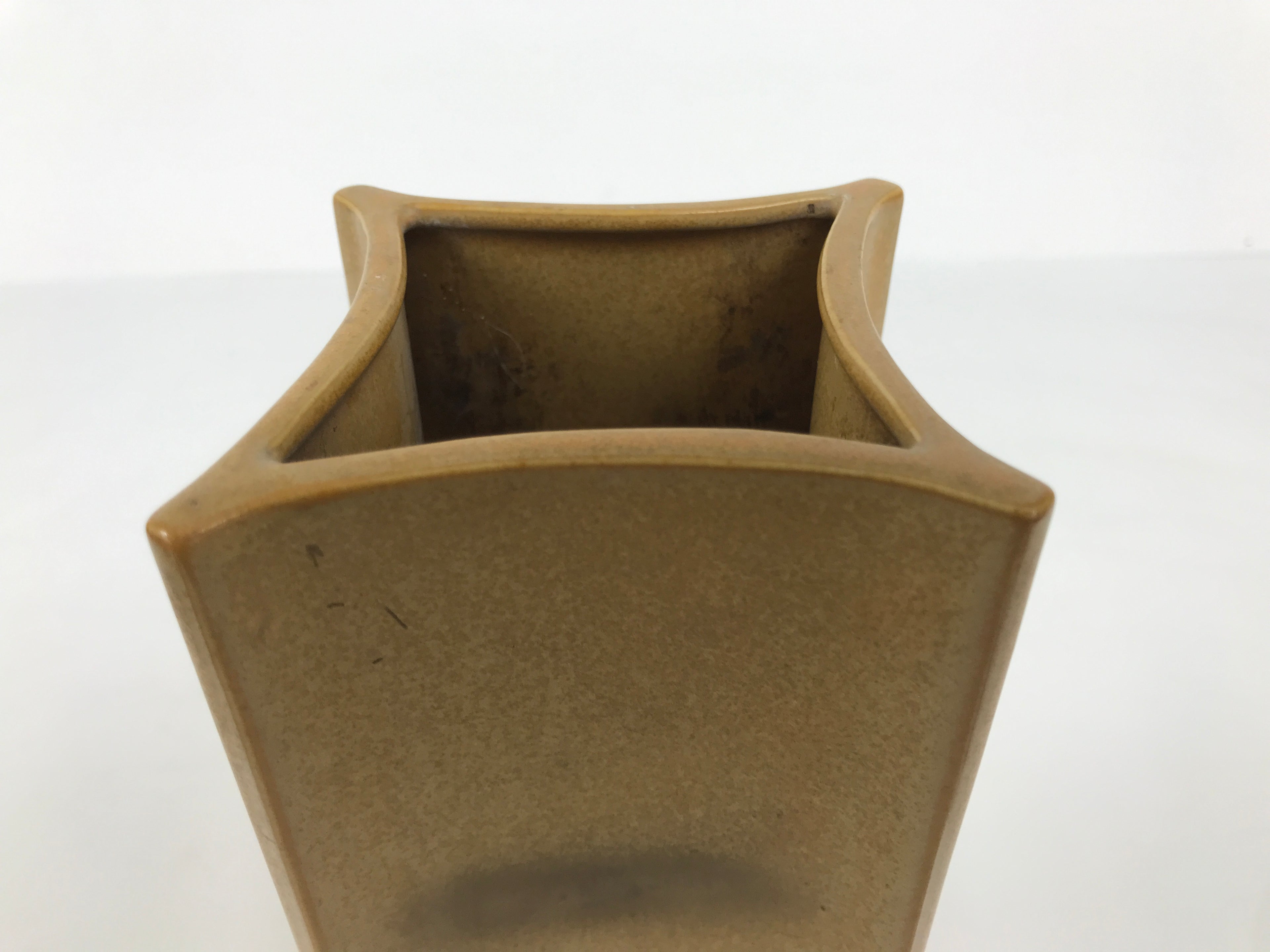 Japanese Kutani Ware Porcelain Flower Vase Vtg Ikebana Kabin Floral Square FK242-KT - Vase-chidorivintage.com