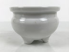 Japanese Buddhist Altar Porcelain Incense Burner Koro Vtg Simple White BA928-OT - Buddhist-chidorivintage.com