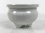 Japanese Buddhist Altar Porcelain Incense Burner Koro Vtg Simple White BA928-OT - Buddhist-chidorivintage.com