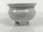 Japanese Buddhist Altar Porcelain Incense Burner Koro Vtg Simple White BA928-OT - Buddhist-chidorivintage.com