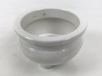 Japanese Buddhist Altar Porcelain Incense Burner Koro Vtg Simple White BA928-OT - Buddhist-chidorivintage.com