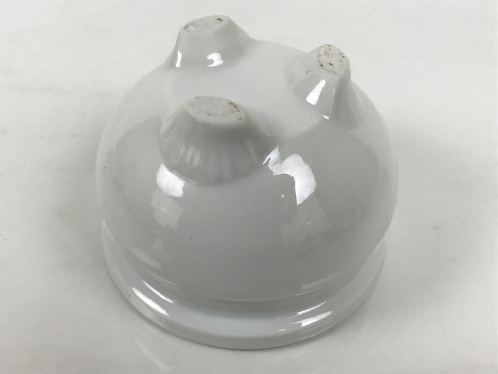 Japanese Buddhist Altar Porcelain Incense Burner Koro Vtg Simple White BA928-OT - Buddhist-chidorivintage.com