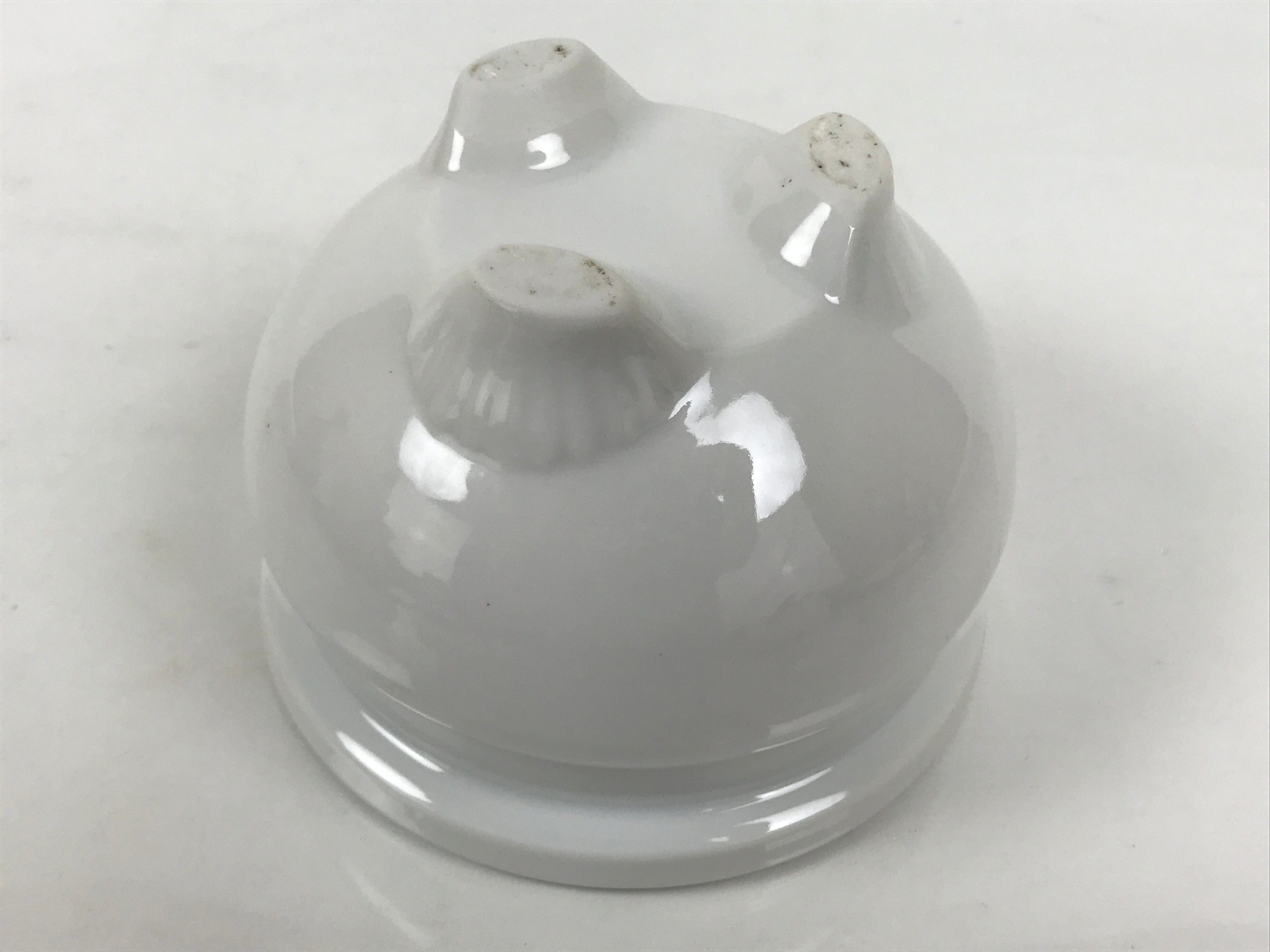 Japanese Buddhist Altar Porcelain Incense Burner Koro Vtg Simple White BA928-OT - Buddhist-chidorivintage.com