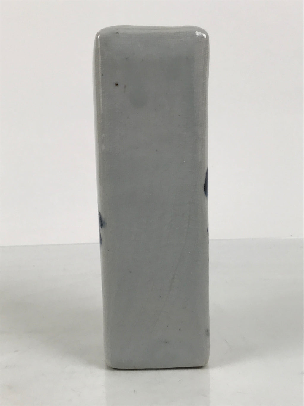 Japanese Porcelain Flower Vase Ikebana Kabin Square White Blue Ocean Boat FK244-KT - Vase-chidorivintage.com