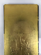 Japanese Buddhist Altar Wooden Gold Leaf Decorative Panel Vtg Lotus Flower BP41-OT - Buddhist-chidorivintage.com