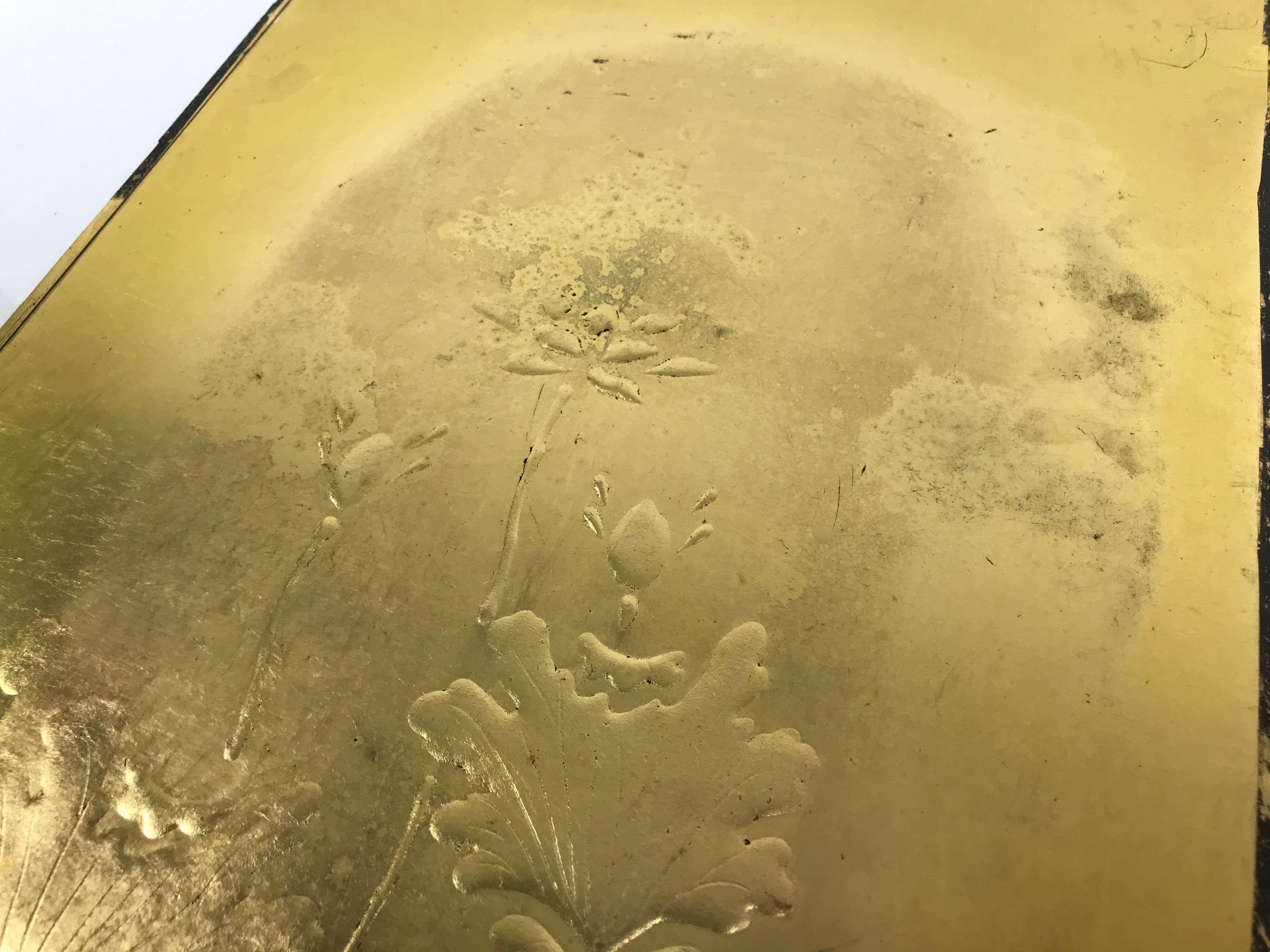 Japanese Buddhist Altar Wooden Gold Leaf Decorative Panel Vtg Lotus Flower BP41-OT - Buddhist-chidorivintage.com