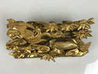 Japanese Buddhist Altar Carved Wood Vtg Butsudan Spare Part Ho-oh Bird Gold BP36-OT - Buddhist-chidorivintage.com