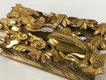 Japanese Buddhist Altar Carved Wood Vtg Butsudan Spare Part Ho-oh Bird Gold BP36-OT - Buddhist-chidorivintage.com