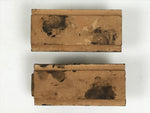 Japanese Buddhist Altar Wooden Butsudan Spare Parts Vtg 2pc Chrysanthemum BP40-OT - Buddhist-chidorivintage.com