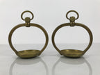 Japanese Buddhist Altar Fitting Brass Hanging Lantern Rinto 2pc Spare Part BP39-OT - Buddhist-chidorivintage.com