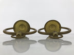 Japanese Buddhist Altar Fitting Brass Hanging Lantern Rinto 2pc Spare Part BP39-OT - Buddhist-chidorivintage.com