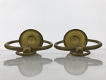 Japanese Buddhist Altar Fitting Brass Hanging Lantern Rinto 2pc Spare Part BP39-OT - Buddhist-chidorivintage.com