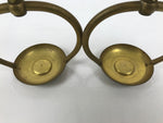 Japanese Buddhist Altar Fitting Brass Hanging Lantern Rinto 2pc Spare Part BP39-OT - Buddhist-chidorivintage.com