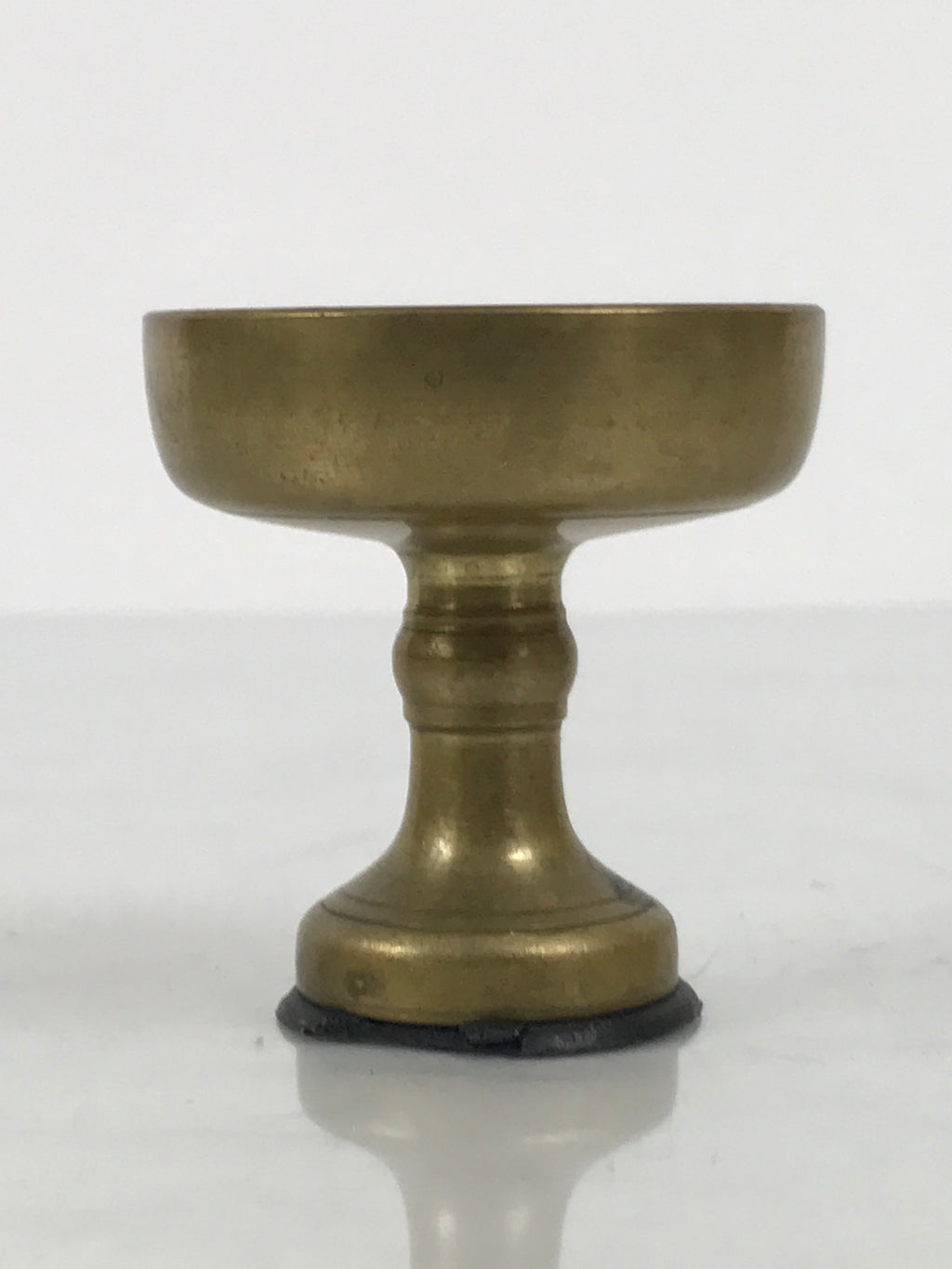 Japanese Buddhist Altar Fitting Brass Rice Offering Cup Vtg Butsugu Gold BA943-OT - Buddhist-chidorivintage.com