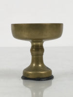 Japanese Buddhist Altar Fitting Brass Rice Offering Cup Vtg Butsugu Gold BA943-OT - Buddhist-chidorivintage.com