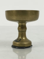 Japanese Buddhist Altar Fitting Brass Rice Offering Cup Vtg Butsugu Gold BA943-OT - Buddhist-chidorivintage.com